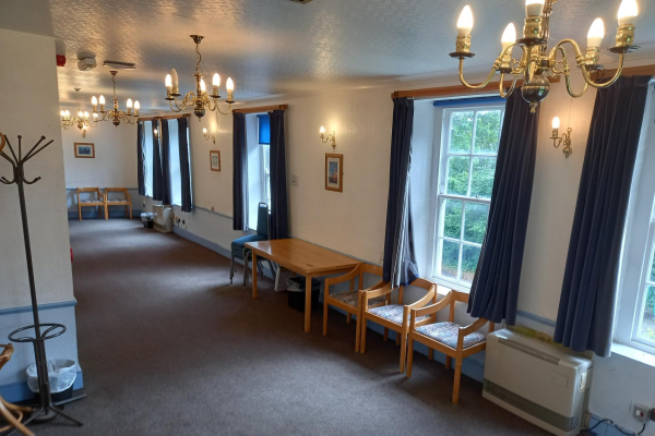 Photo of the Compass long room