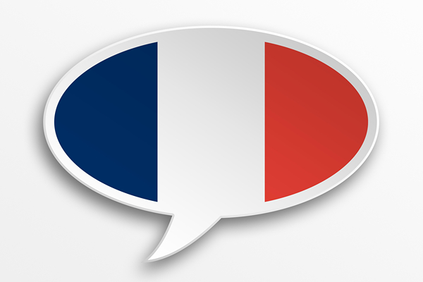 Picture of french speech bubble