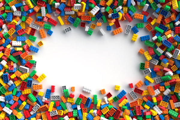 Picture of lego blocks