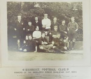 Photo of the hillingdon football team