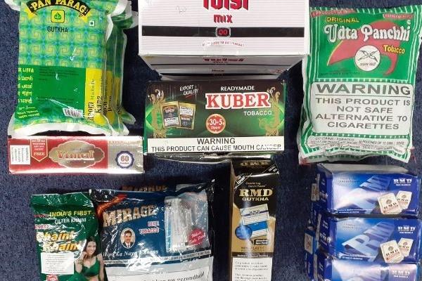 Illegal tobacco, no UK duty paid, seized from Hayes shopkeeper by Trading Standards