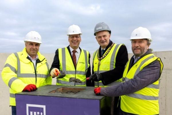 Hayes town centre redevelopment topping out ceremony