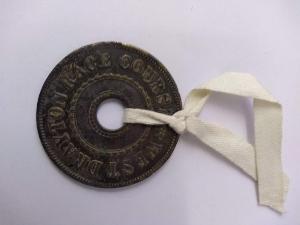 Photo of a racing token