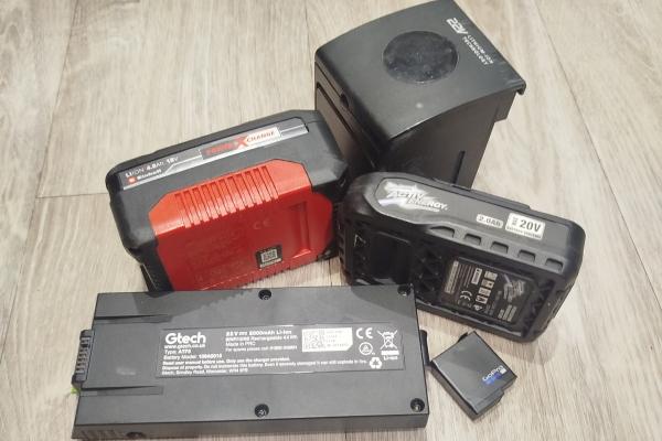 Photo of different Lithium-ion batteries