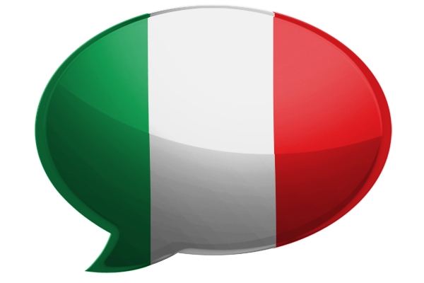 Picture of Italian speech bubble