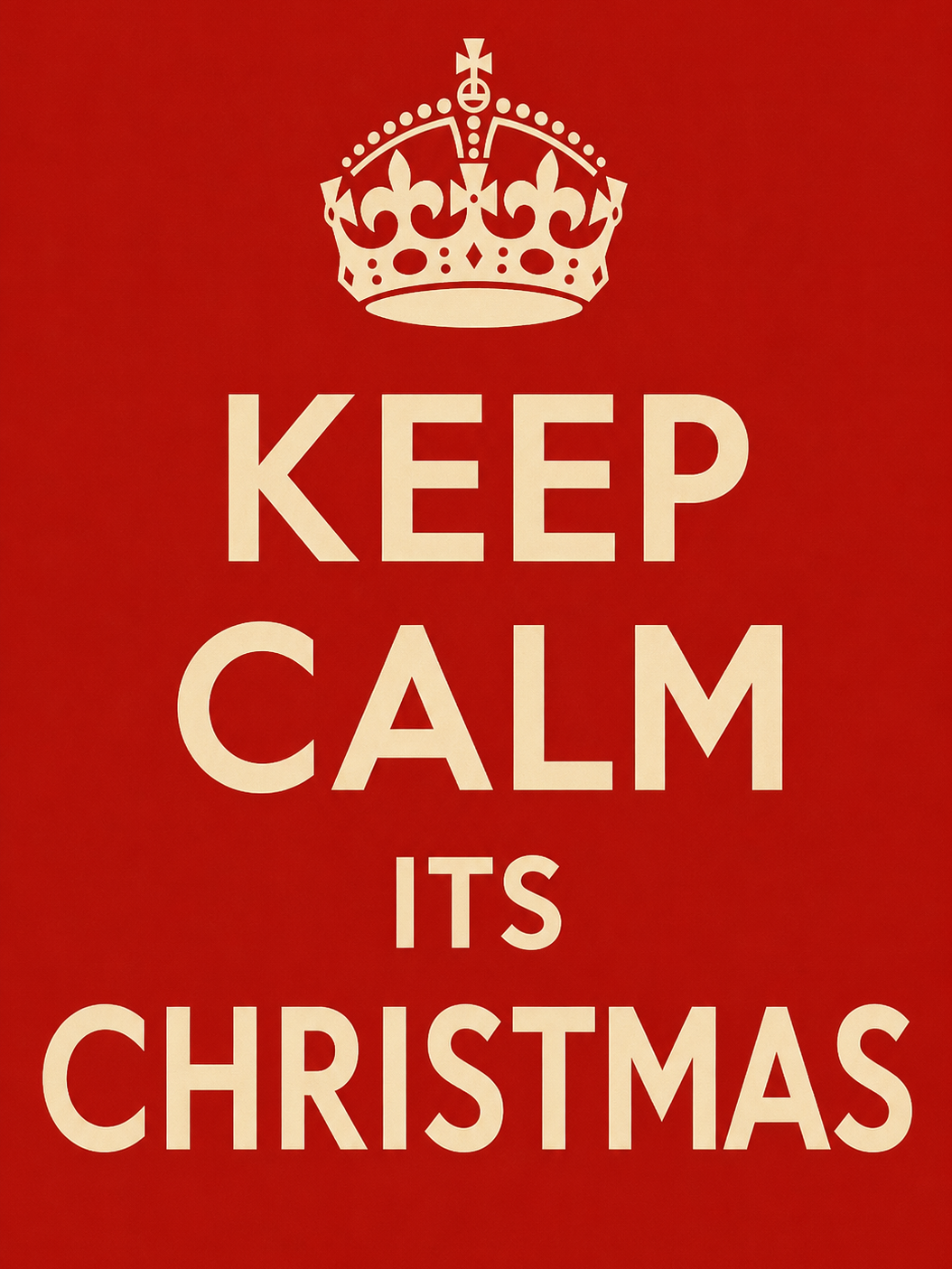 Keep calm poster