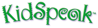 KidSpeak logo - green on white background