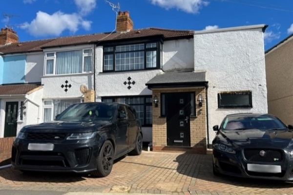 House with illegally built extension