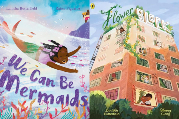 Front covers of two of Lanisha Butterfield's novels