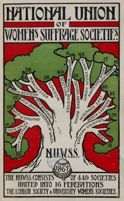 National union of women s suffrage societies poster