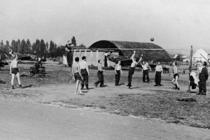 Off duty polish airmen