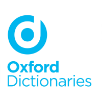 Oxford Dictionaries colour logo - light blue on white background