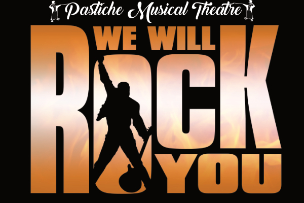 Graphic of 'We Will Rock You' theatre show