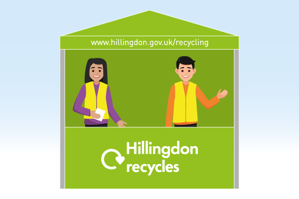 Graphic illustrating the council's Recycling Roadshow