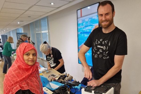 People at a Repair and Reuse Day