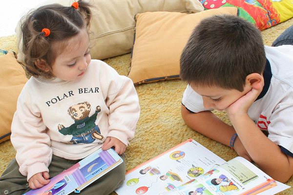 Picture of kids reading