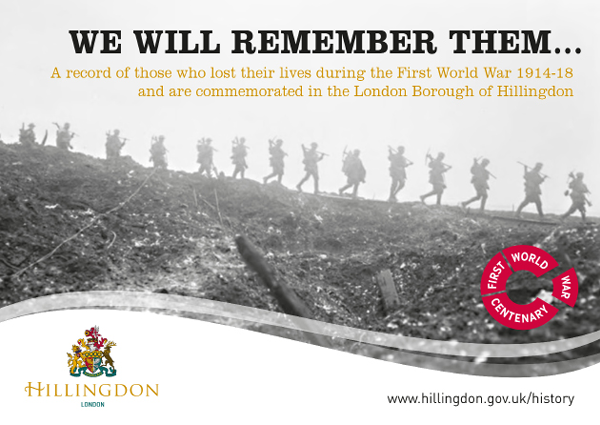 Cover of the WW1 Book of Remembrance book