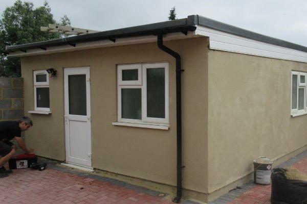 Outbuilding at 24 Maple Avenue Yiewsley built without planning consent