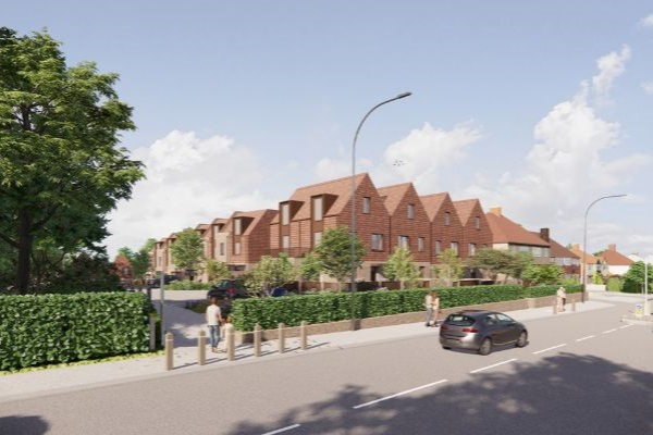 CGI of Haydon Drive development