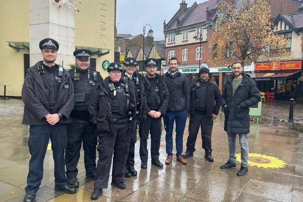 police and community safety team in Uxbridge town centre