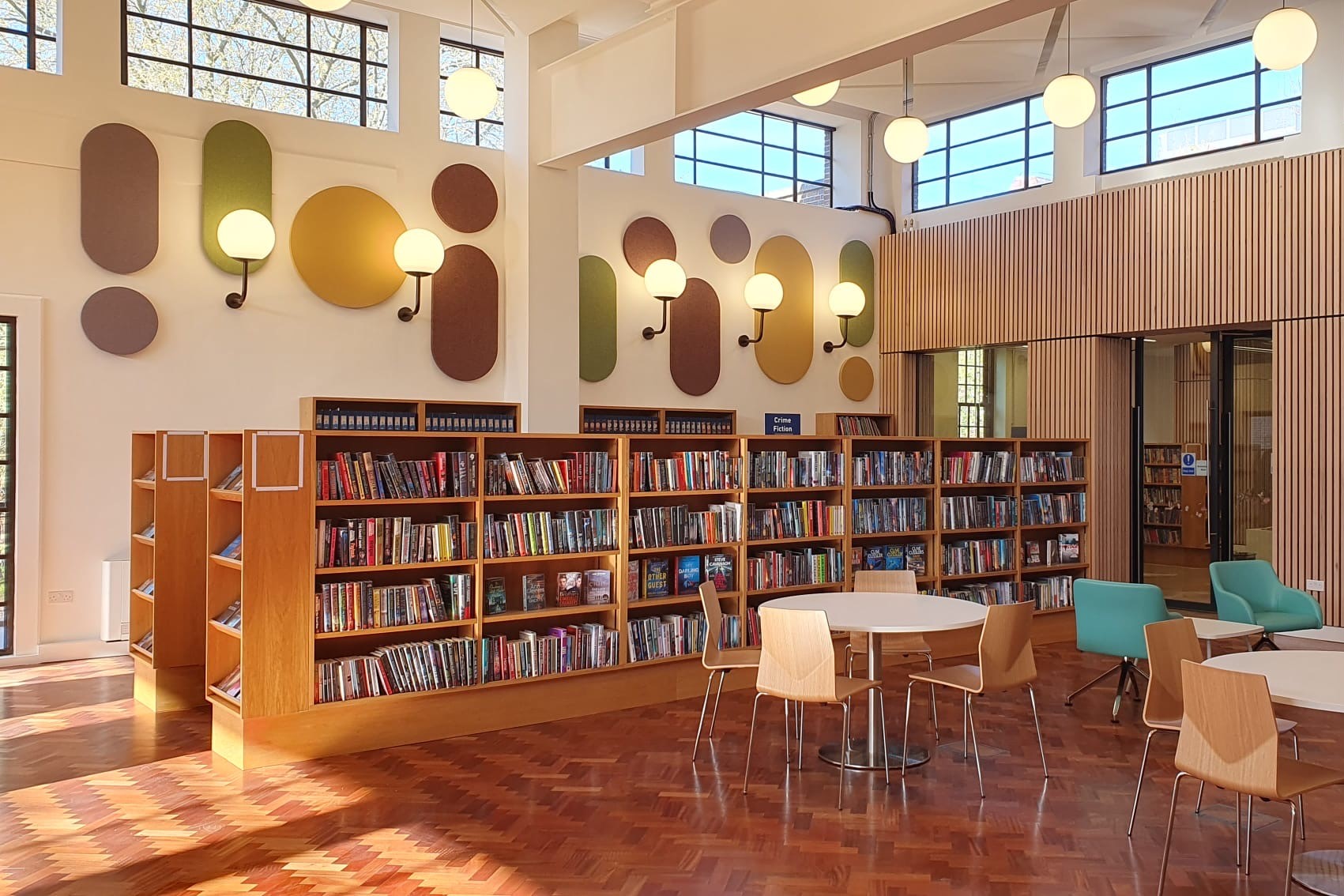 Inside the new Uxbridge Library at the Civic Centre