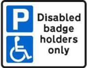 Disabled parking