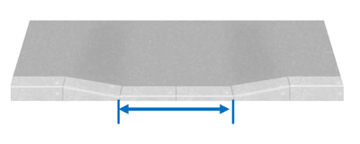 Dropped kerb area