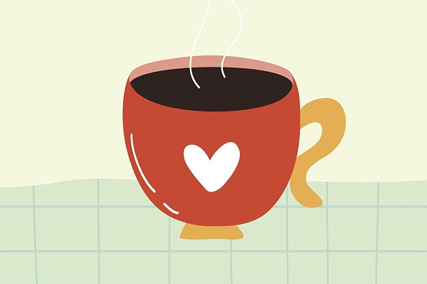 Cartoon picture of coffee