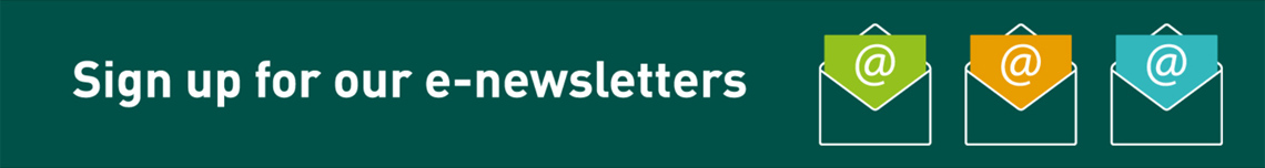 Graphic promoting the sign up of council e-newsletters